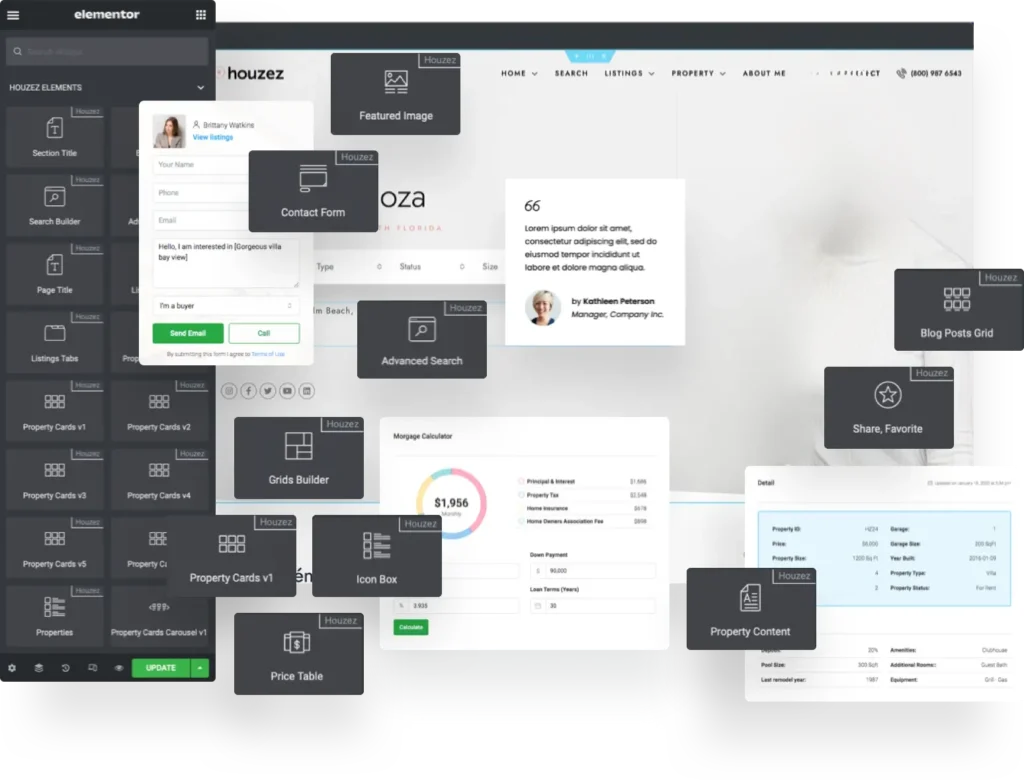 Houzez Advanced Real Estate Features