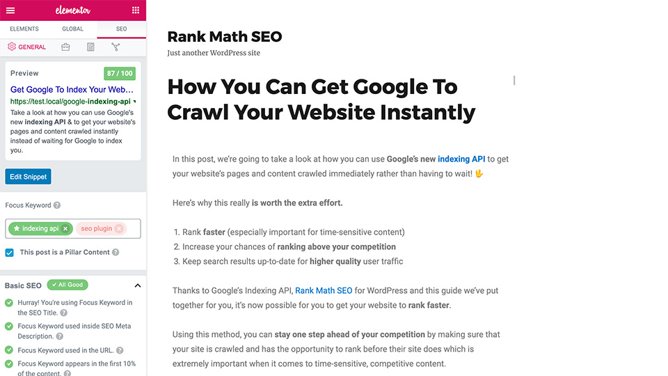 Rank Math Seo Sshot 1