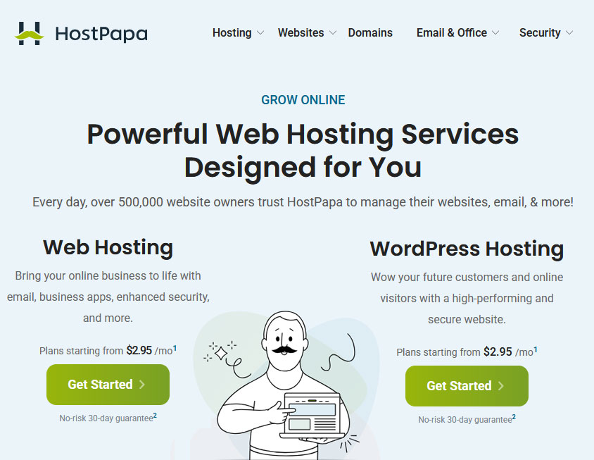 Hostpapa Business Features