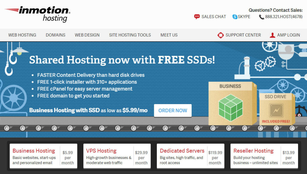 Inmotion Hosting Business Features