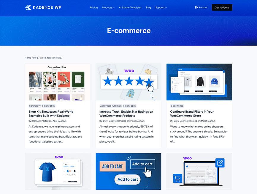 Kadence E-Commerce