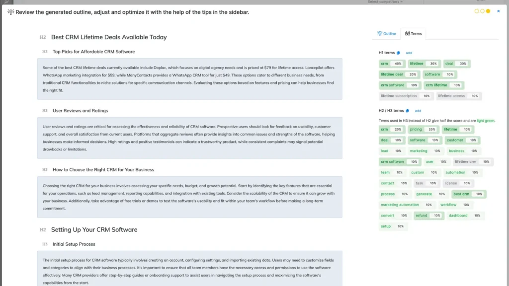 Neuronwriter Generate Text